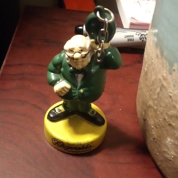 Vintage Fitzgerald Mr O Lucky St Patrick 3"" PVC Figure Keychain - Picture 1 of 4